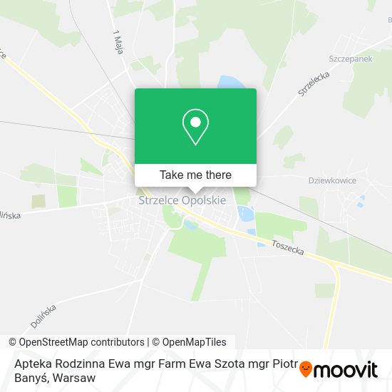 Apteka Rodzinna Ewa mgr Farm Ewa Szota mgr Piotr Banyś map