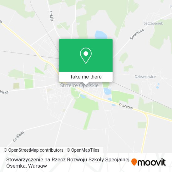 Stowarzyszenie na Rzecz Rozwoju Szkoły Specjalnej Ósemka map