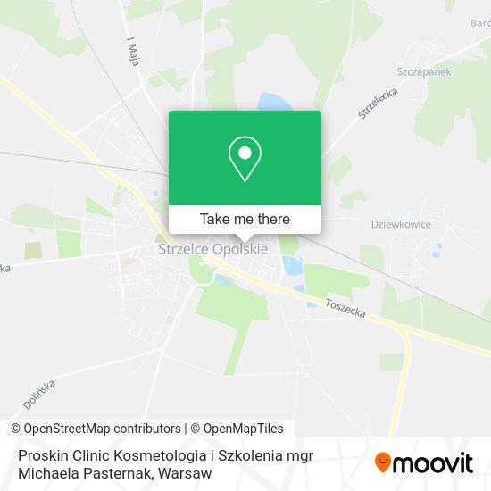 Proskin Clinic Kosmetologia i Szkolenia mgr Michaela Pasternak map