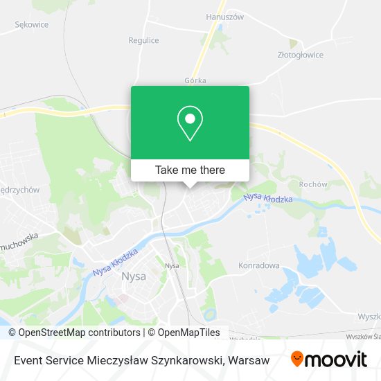 Event Service Mieczysław Szynkarowski map