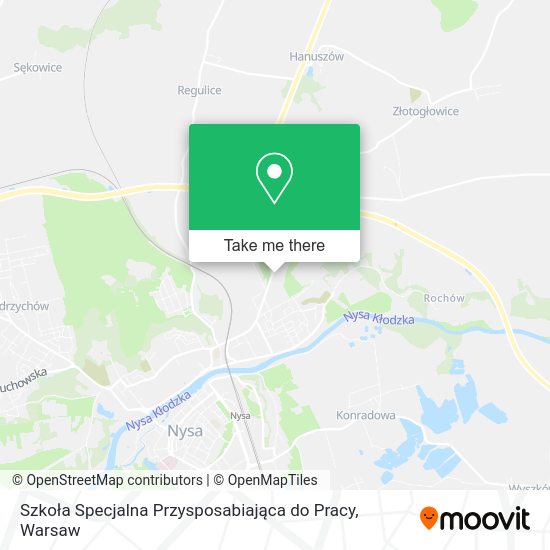 Szkoła Specjalna Przysposabiająca do Pracy map