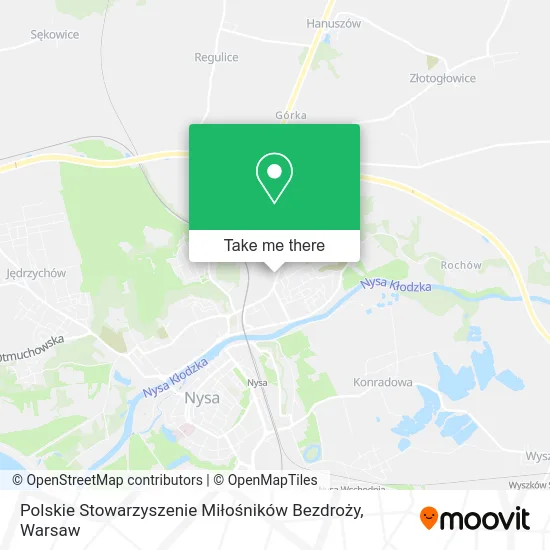 Карта Polskie Stowarzyszenie Miłośników Bezdroży