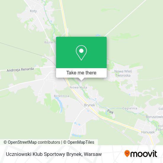 Uczniowski Klub Sportowy Brynek map