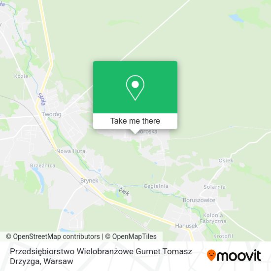 Przedsiębiorstwo Wielobranżowe Gumet Tomasz Drzyzga map