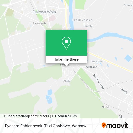 Ryszard Fabianowski Taxi Osobowe map