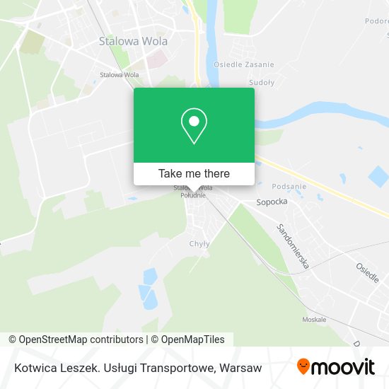 Kotwica Leszek. Usługi Transportowe map