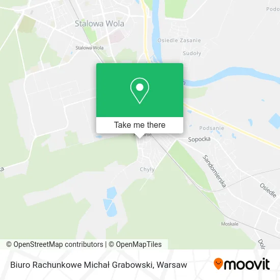 Карта Biuro Rachunkowe Michał Grabowski