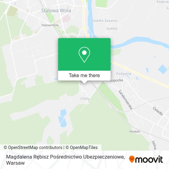 Magdalena Rębisz Pośrednictwo Ubezpieczeniowe map