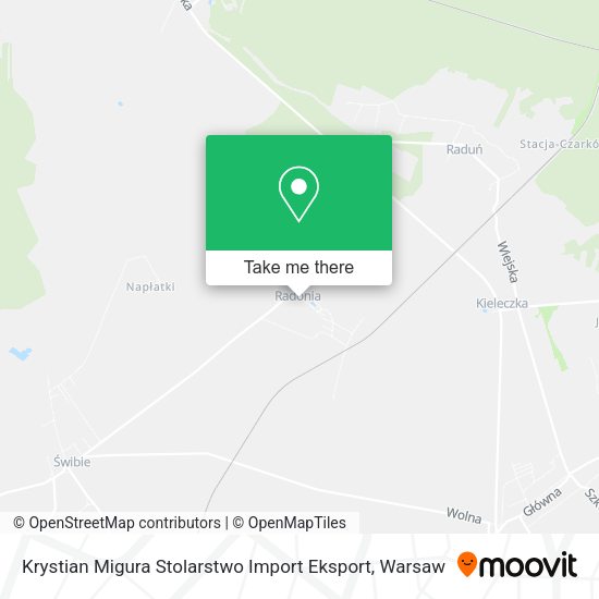 Krystian Migura Stolarstwo Import Eksport map