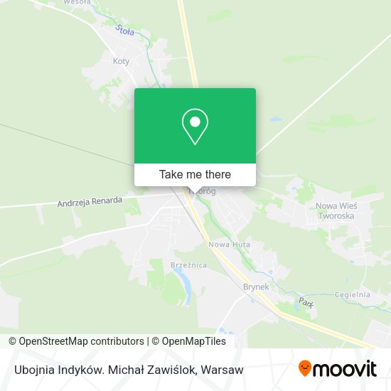 Ubojnia Indyków. Michał Zawiślok map