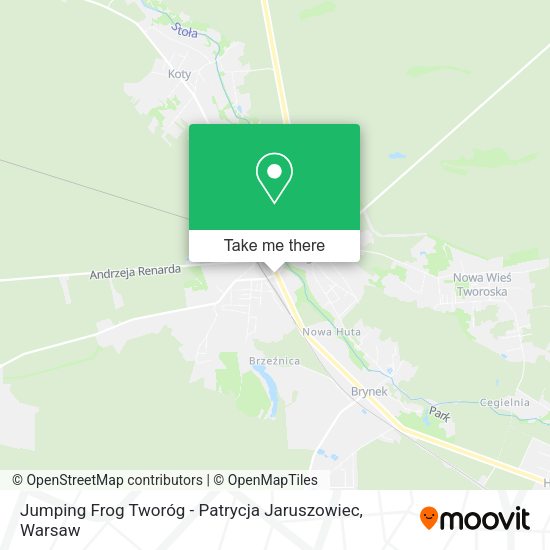 Jumping Frog Tworóg - Patrycja Jaruszowiec map