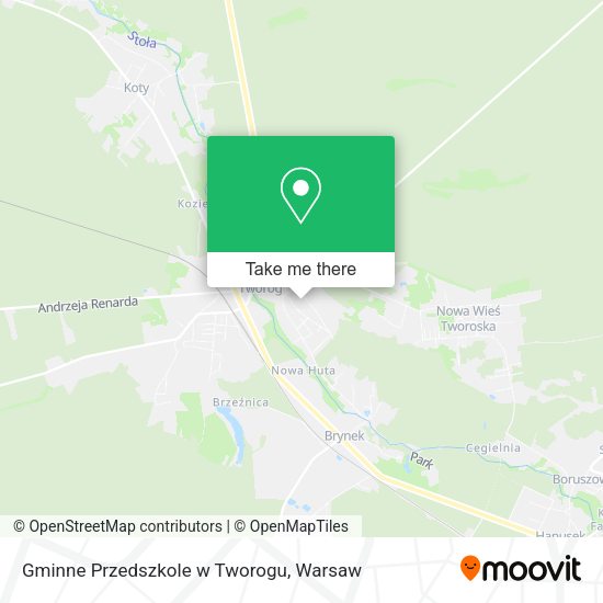 Gminne Przedszkole w Tworogu map