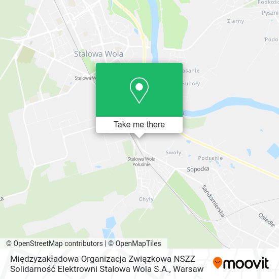 Międzyzakładowa Organizacja Związkowa NSZZ Solidarność Elektrowni Stalowa Wola S.A. map