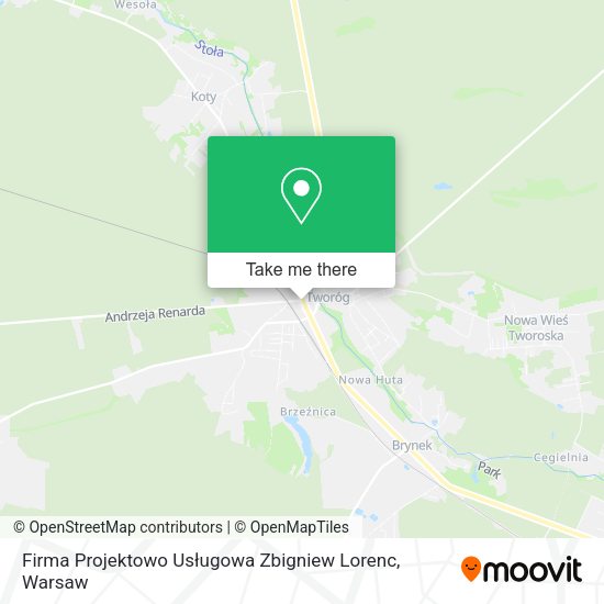 Firma Projektowo Usługowa Zbigniew Lorenc map