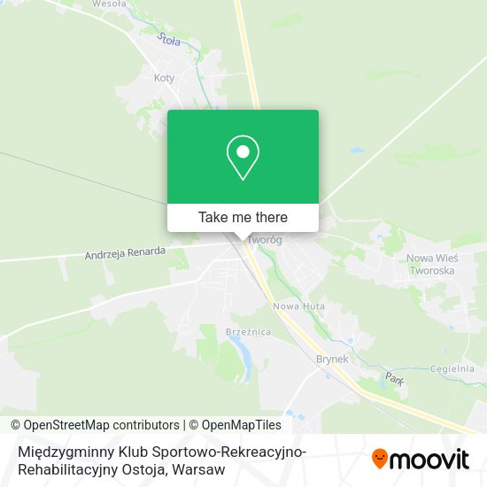 Międzygminny Klub Sportowo-Rekreacyjno-Rehabilitacyjny Ostoja map