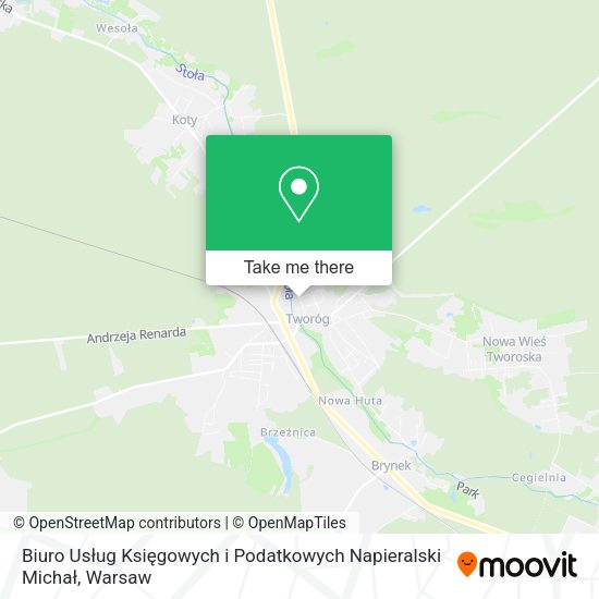 Biuro Usług Księgowych i Podatkowych Napieralski Michał map