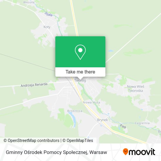 Gminny Ośrodek Pomocy Społecznej map