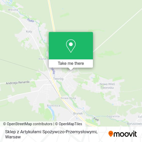 Sklep z Artykułami Spożywczo-Przemysłowymi map