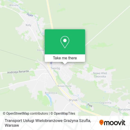 Transport Usługi Wielobranżowe Grażyna Szufla map