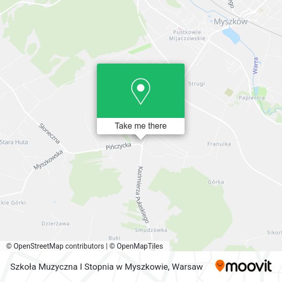 Szkoła Muzyczna I Stopnia w Myszkowie map