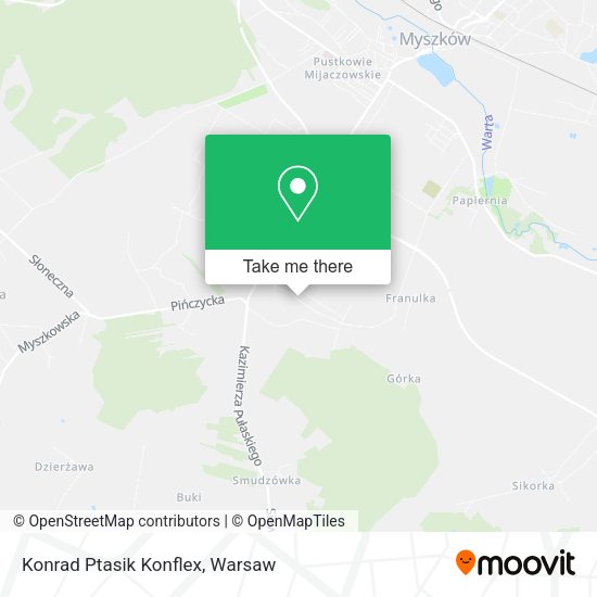 Konrad Ptasik Konflex map