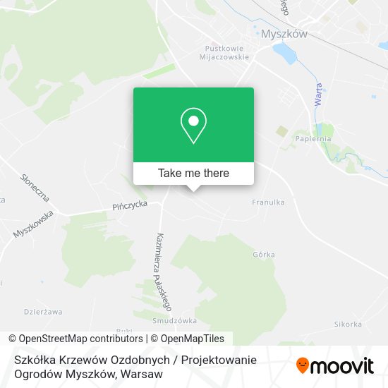 Szkółka Krzewów Ozdobnych / Projektowanie Ogrodów Myszków map