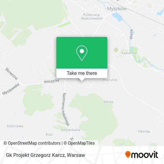 Карта Gk Projekt Grzegorz Karcz