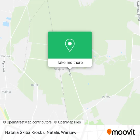 Карта Natalia Skiba Kiosk u Natalii