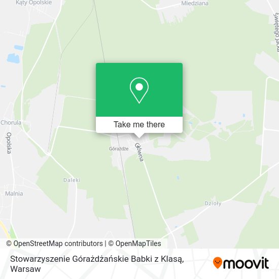 Stowarzyszenie Górażdżańskie Babki z Klasą map