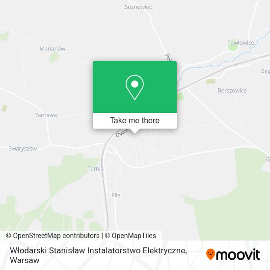 Карта Włodarski Stanisław Instalatorstwo Elektryczne