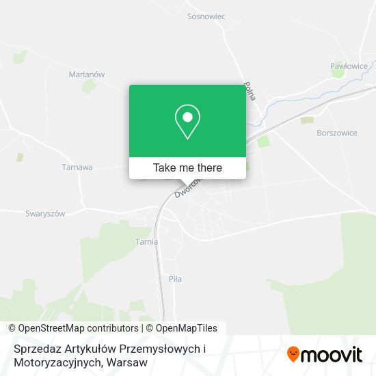 Sprzedaz Artykułów Przemysłowych i Motoryzacyjnych map