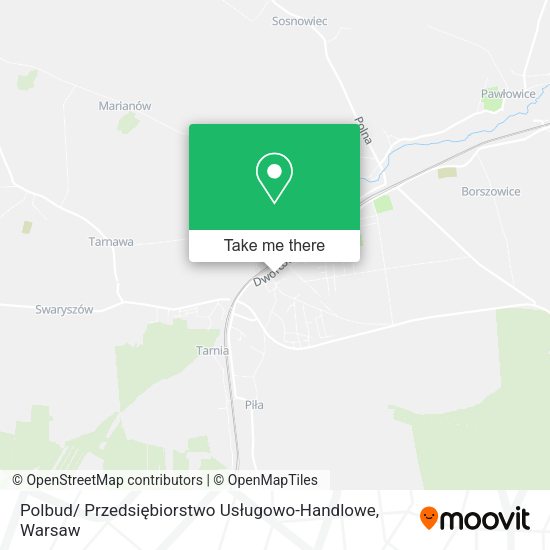 Polbud/ Przedsiębiorstwo Usługowo-Handlowe map