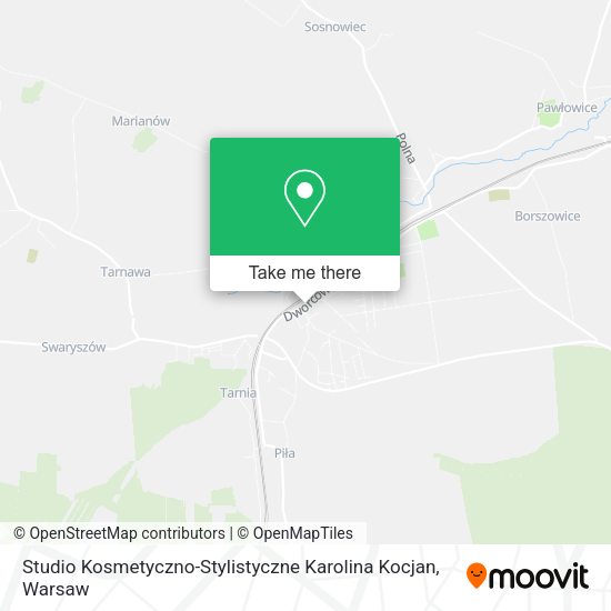 Studio Kosmetyczno-Stylistyczne Karolina Kocjan map