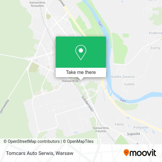 Карта Tomcars Auto Serwis