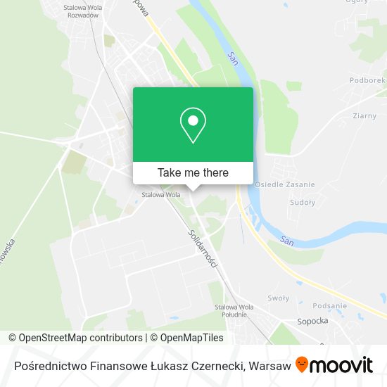 Pośrednictwo Finansowe Łukasz Czernecki map