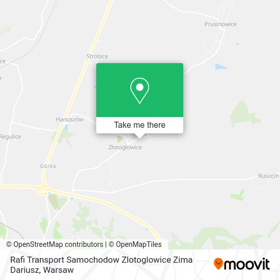 Карта Rafi Transport Samochodow Zlotoglowice Zima Dariusz