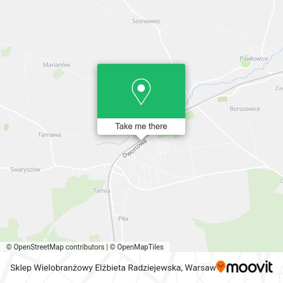 Sklep Wielobranżowy Elżbieta Radziejewska map