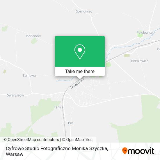 Cyfrowe Studio Fotograficzne Monika Szyszka map