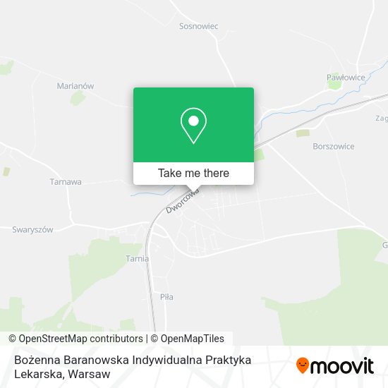 Bożenna Baranowska Indywidualna Praktyka Lekarska map