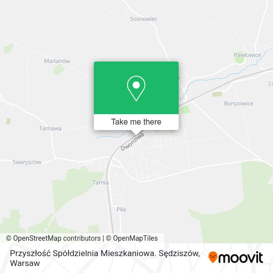 Карта Przyszłość Spółdzielnia Mieszkaniowa. Sędziszów