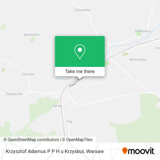 Krzysztof Adamus P P H u Krzysbut map