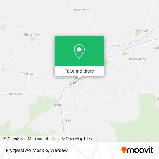 Fryzjerstwo Meskie map