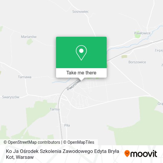 Ko Ja Ośrodek Szkolenia Zawodowego Edyta Bryła Kot map