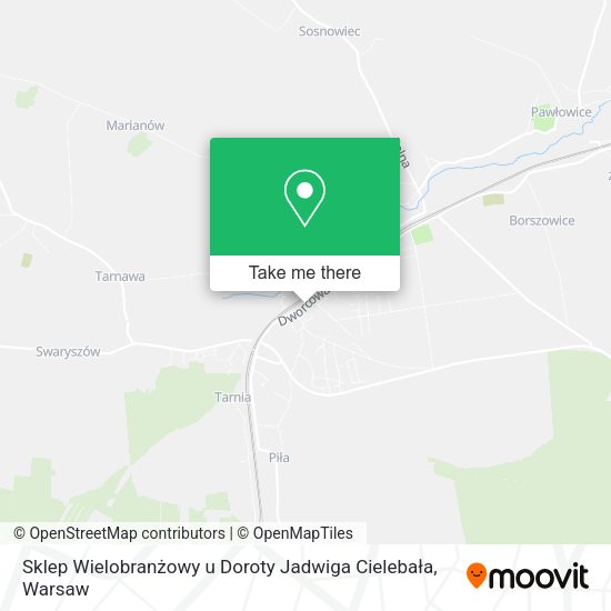 Sklep Wielobranżowy u Doroty Jadwiga Cielebała map