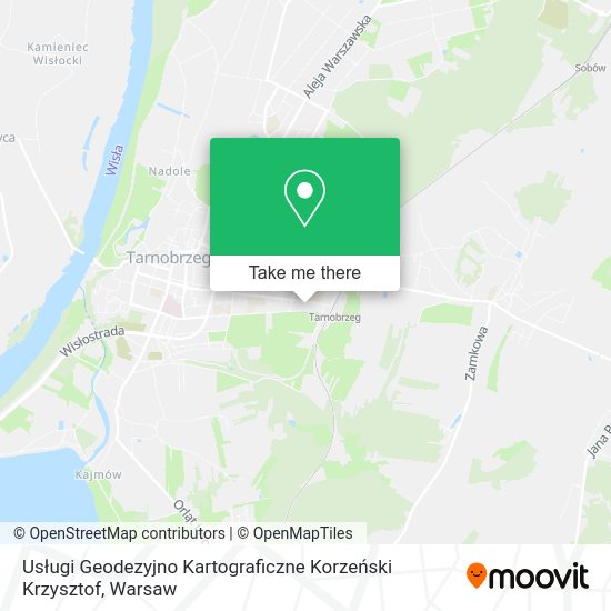 Usługi Geodezyjno Kartograficzne Korzeński Krzysztof map