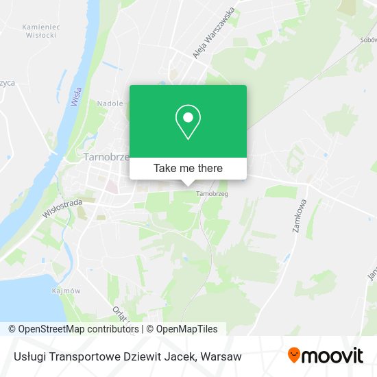 Usługi Transportowe Dziewit Jacek map