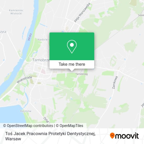 Toś Jacek Pracownia Protetyki Dentystycznej map