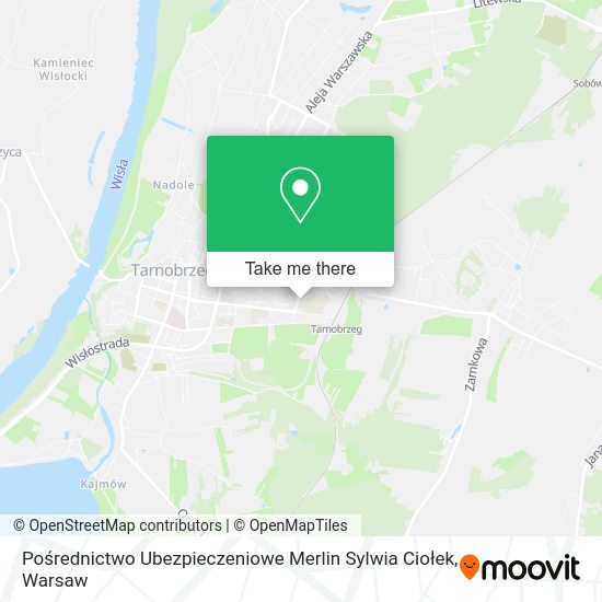 Pośrednictwo Ubezpieczeniowe Merlin Sylwia Ciołek map