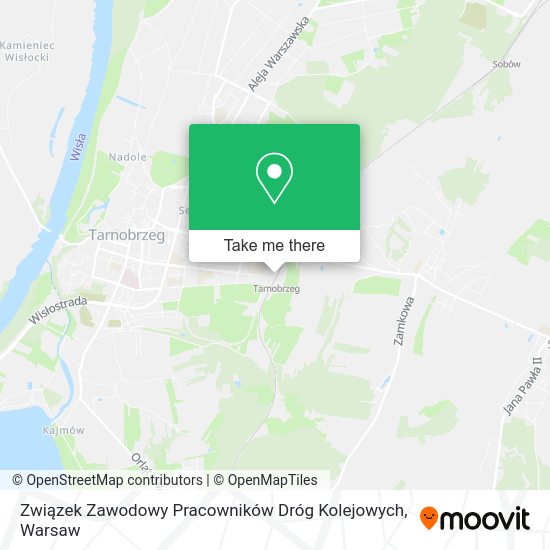 Związek Zawodowy Pracowników Dróg Kolejowych map