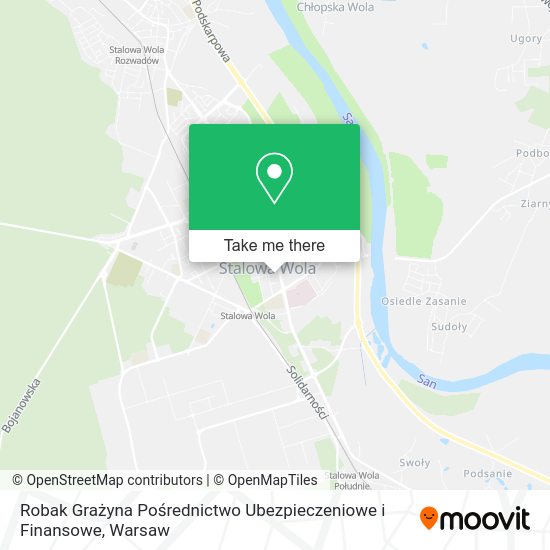 Robak Grażyna Pośrednictwo Ubezpieczeniowe i Finansowe map